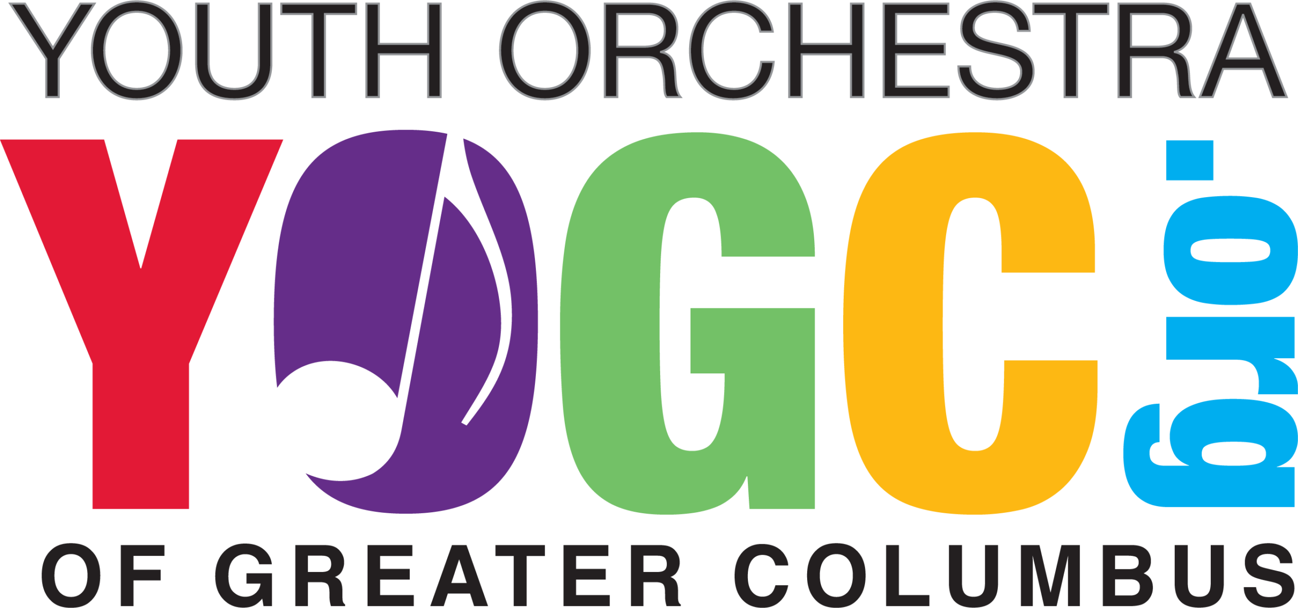 YOGC official color logo on transparent background