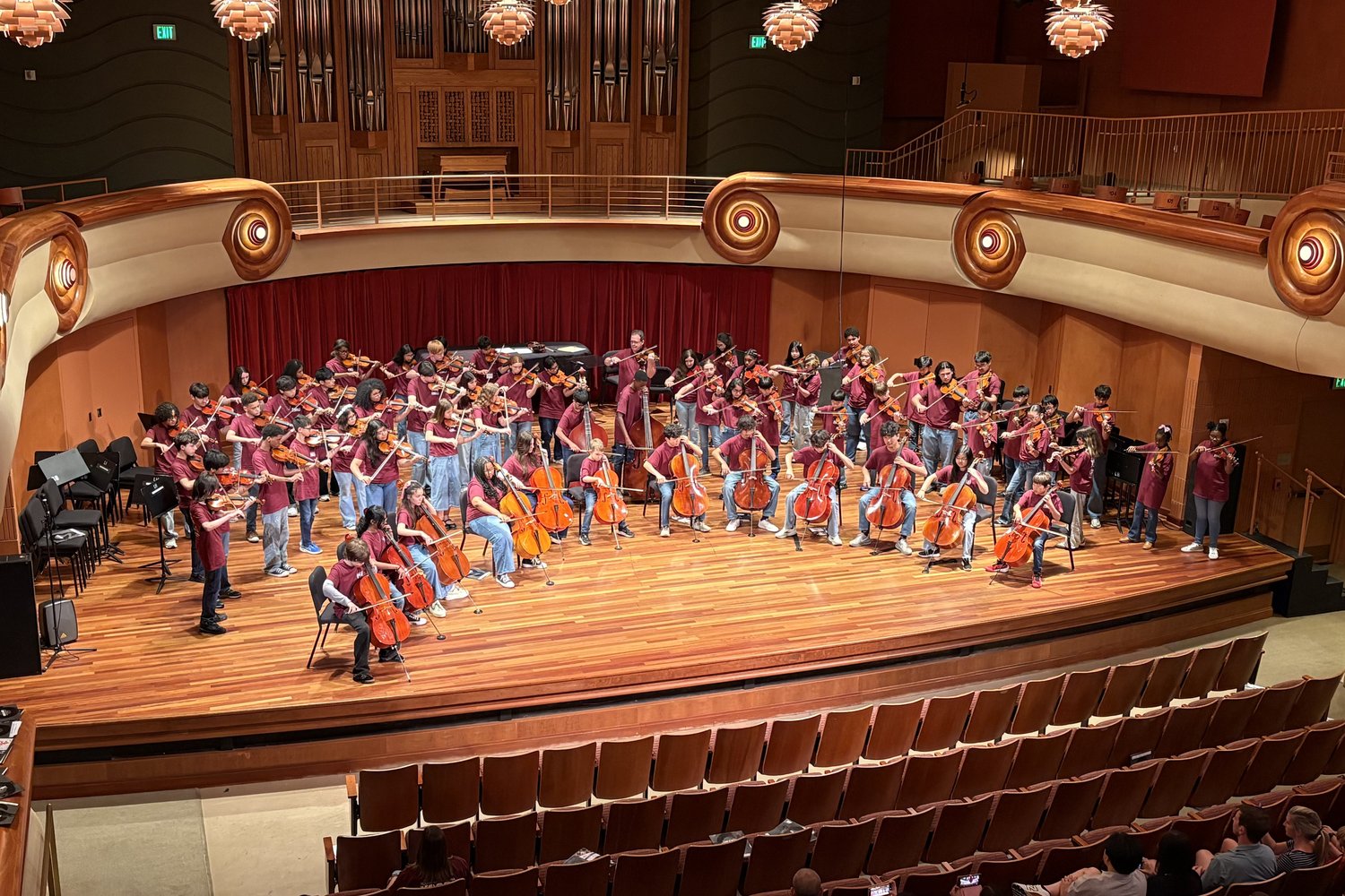 Summer String Camp students at the annual String Camp Concert